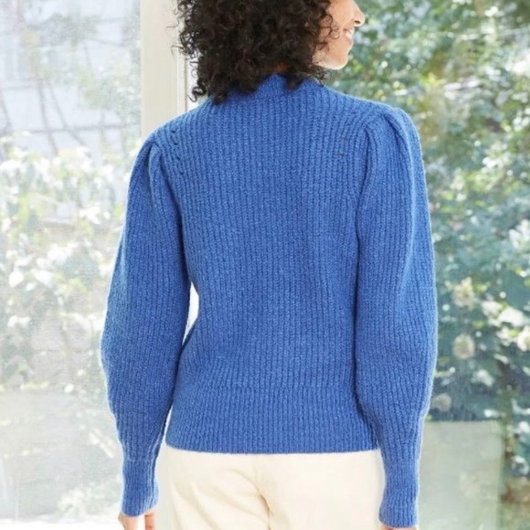 A New Day Women's Blue Long Sleeve Pullover Sweater - NWT - Picture 3 of 9